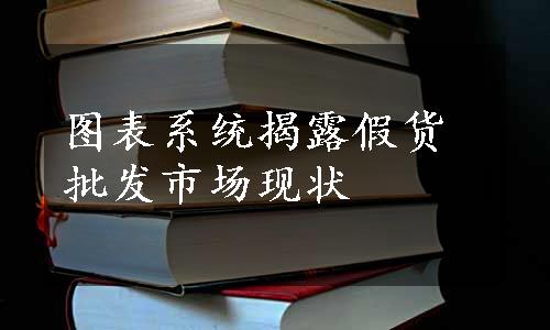 图表系统揭露假货批发市场现状