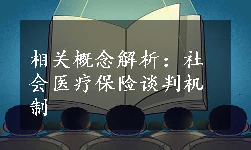 相关概念解析：社会医疗保险谈判机制