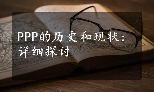 PPP的历史和现状：详细探讨