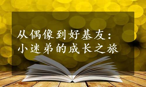 从偶像到好基友：小迷弟的成长之旅