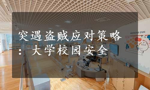 突遇盗贼应对策略：大学校园安全