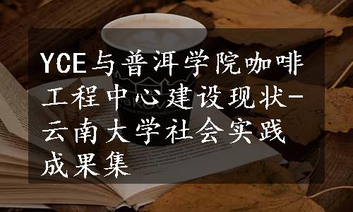 YCE与普洱学院咖啡工程中心建设现状-云南大学社会实践成果集