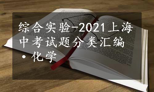 综合实验-2021上海中考试题分类汇编·化学