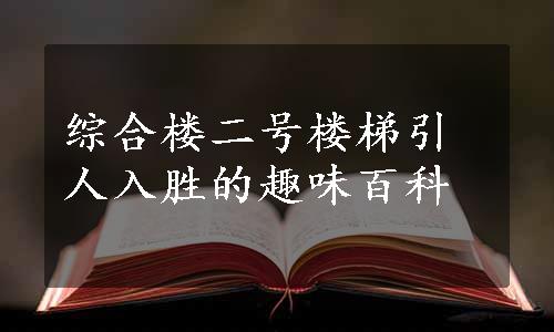 综合楼二号楼梯引人入胜的趣味百科