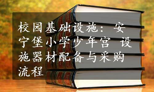 校园基础设施: 安宁堡小学少年宫 设施器材配备与采购流程