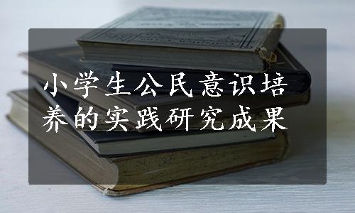 小学生公民意识培养的实践研究成果