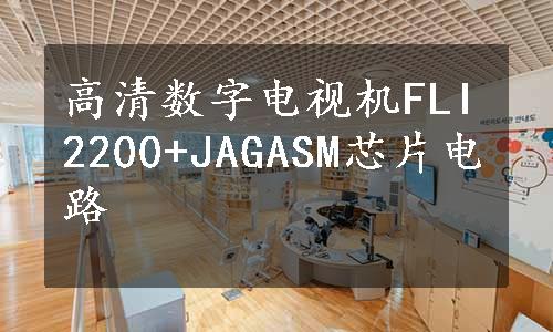 高清数字电视机FLI2200+JAGASM芯片电路