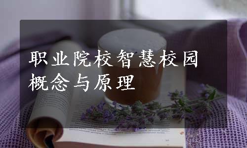 职业院校智慧校园概念与原理