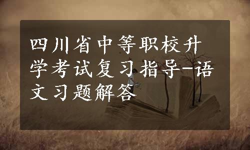 四川省中等职校升学考试复习指导-语文习题解答