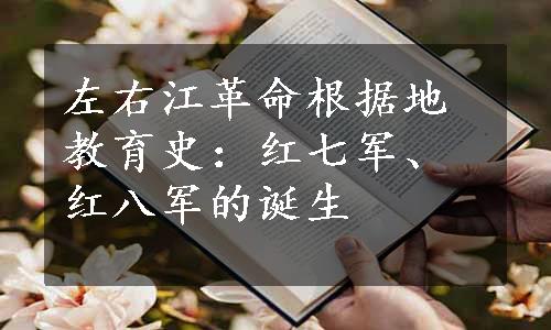 左右江革命根据地教育史：红七军、红八军的诞生