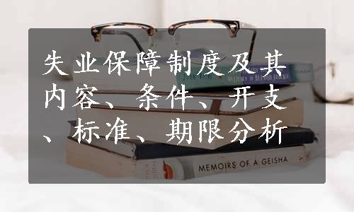 失业保障制度及其内容、条件、开支、标准、期限分析