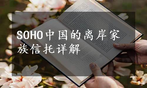 SOHO中国的离岸家族信托详解