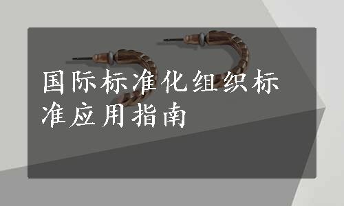 国际标准化组织标准应用指南