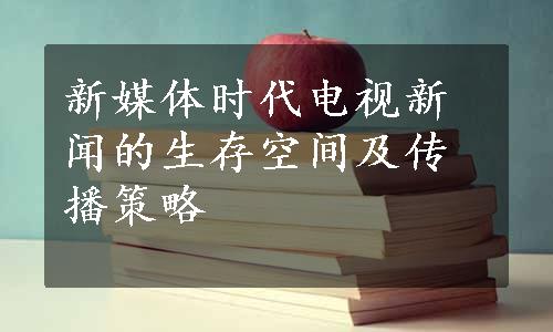 新媒体时代电视新闻的生存空间及传播策略