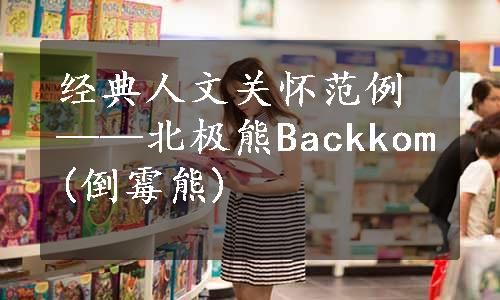 经典人文关怀范例——北极熊Backkom(倒霉熊)