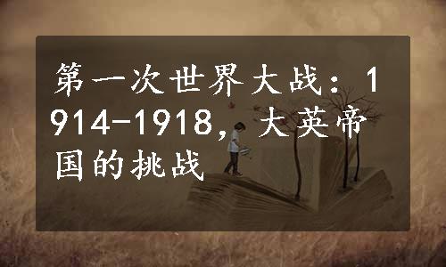 第一次世界大战：1914-1918，大英帝国的挑战