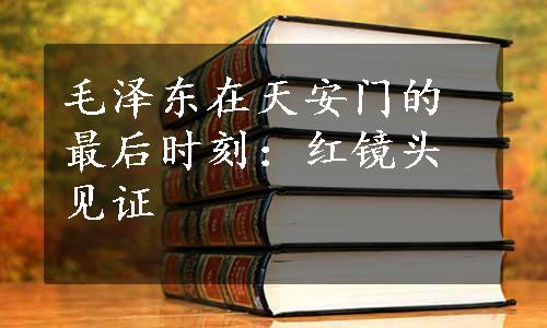 毛泽东在天安门的最后时刻：红镜头见证