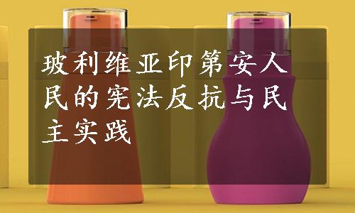 玻利维亚印第安人民的宪法反抗与民主实践