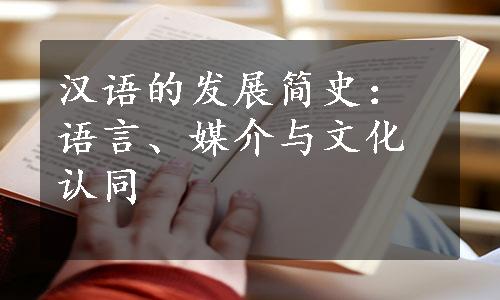 汉语的发展简史：语言、媒介与文化认同