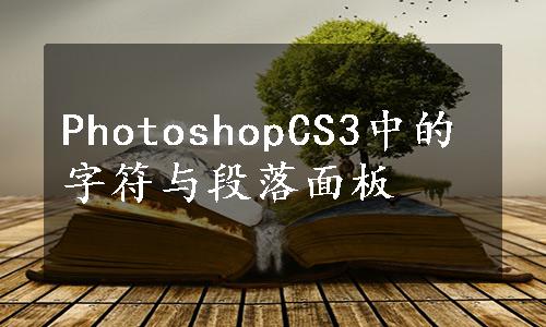 PhotoshopCS3中的字符与段落面板