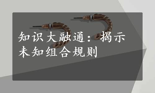 知识大融通：揭示未知组合规则